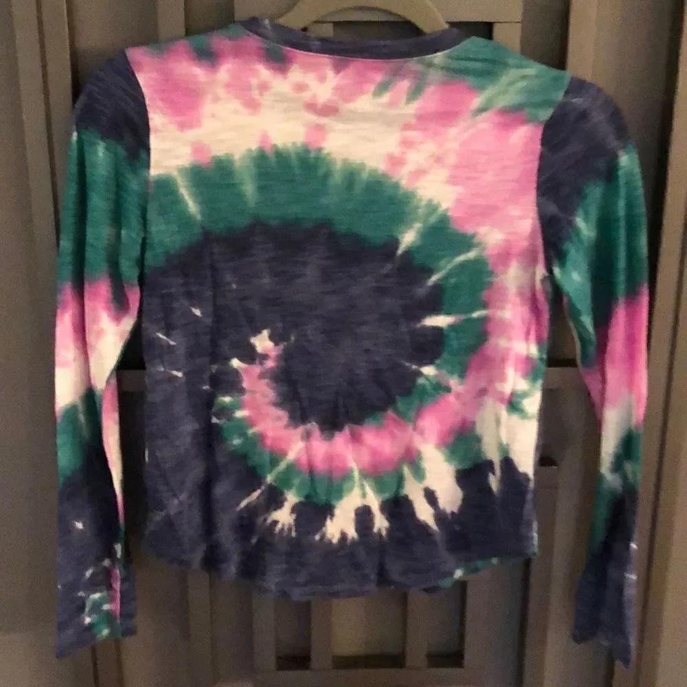 Abercrombie and Fitch long sleeve tie-dye T-shirt size kids 9￼